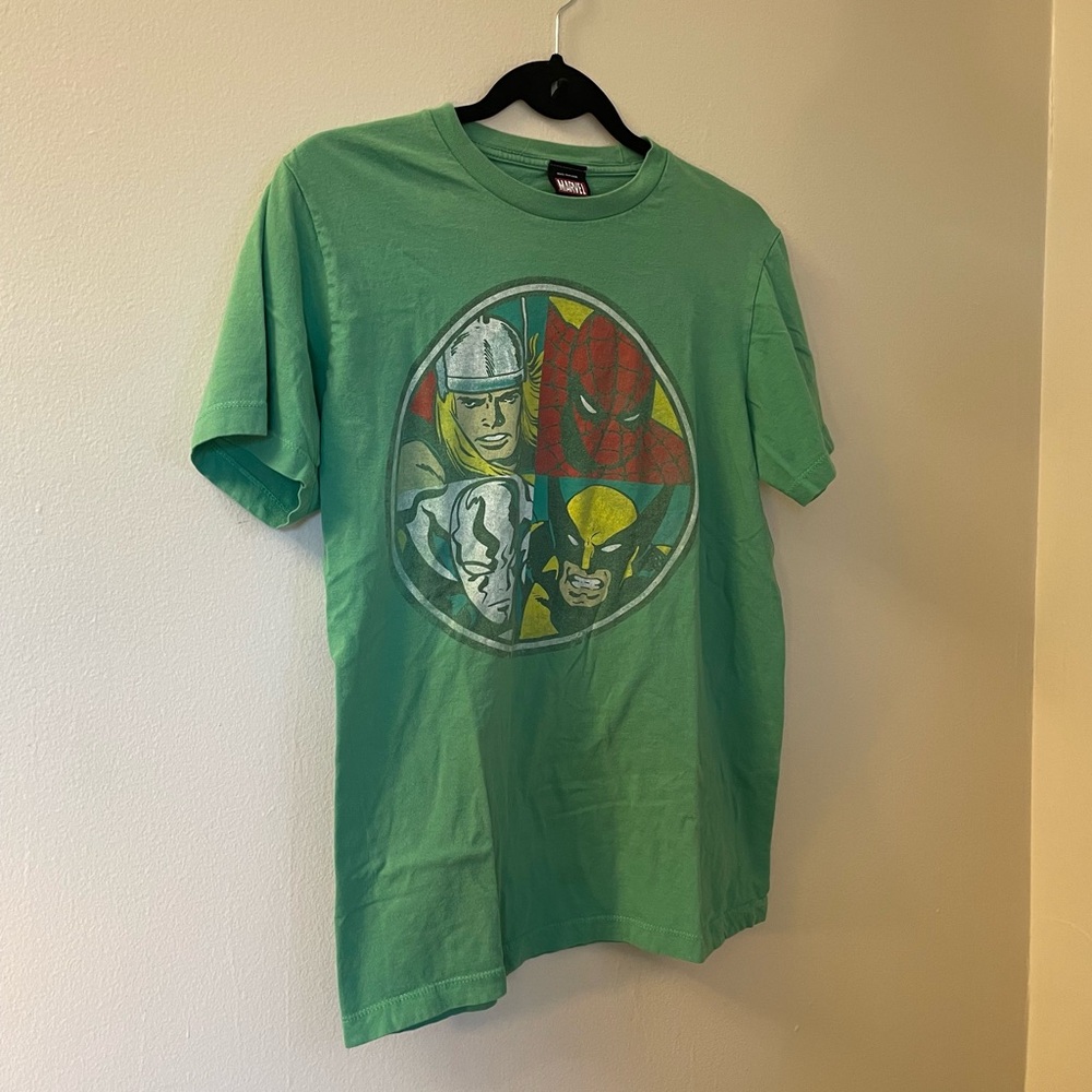 Marvel | Green Graphic Tee | Size Medium - Picture 2 of 9